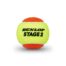 Tennisball Methodik Dunlop Stage 2 gelb-orange