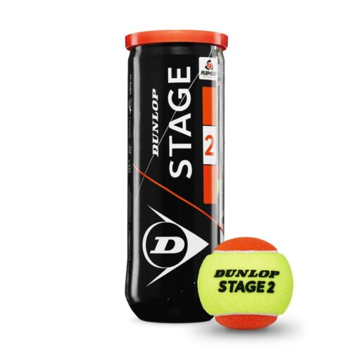 Tennisball Dunlop Stage2 Orange_3er Dose