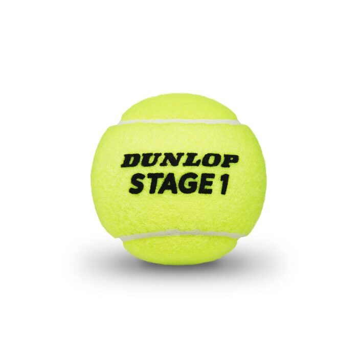 Tennisball Methodik Dunlop Stage 1 gelb gruen